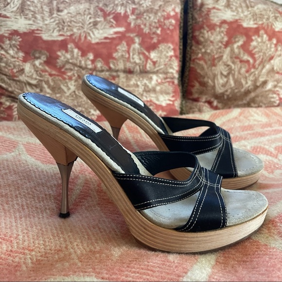 Prada nylon heeled sandal - Picture 1 of 7